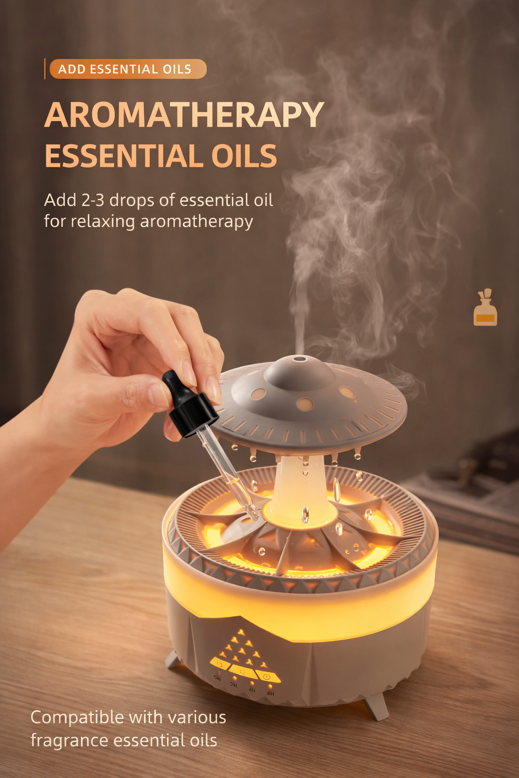MistiqAroma™ RainCloud Diffuser